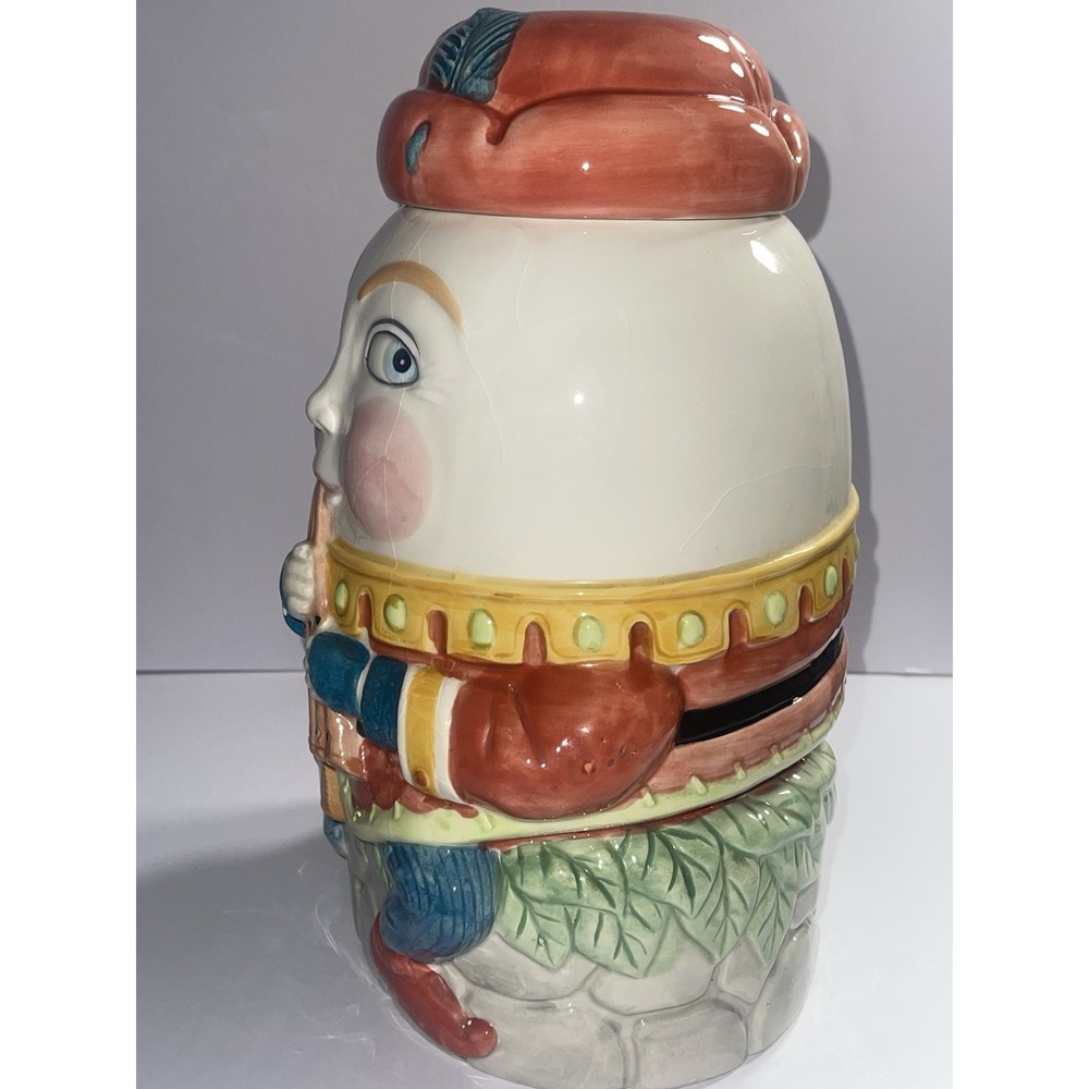 Vintage Humpty Dumpty Mother Goose Cookie Jar -1984 By Shafford - Picture 2 of 6